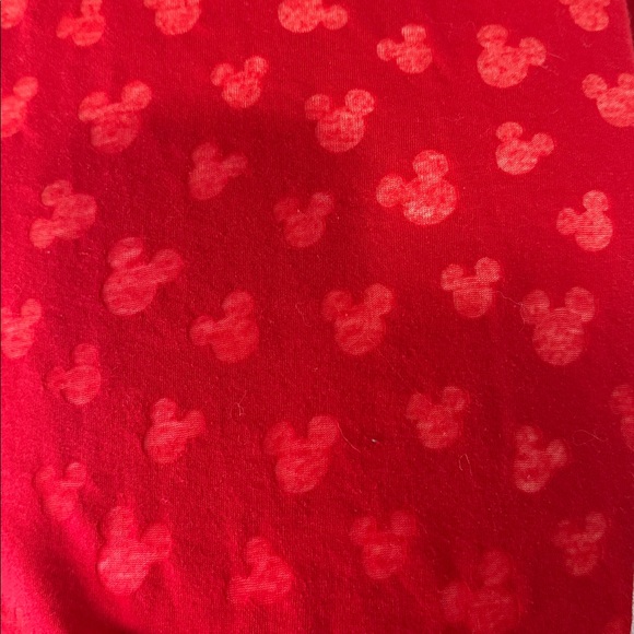 Disney Red Long Sleeve Shirt with Mickey Mouse Design - Picture 4 of 5